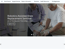 Tablet Screenshot of orangeparksurgerycenter.com